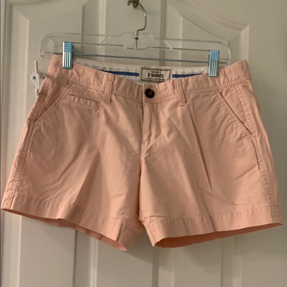 Old Navy Pink Bermuda Shorts Classic Cotton Blend
